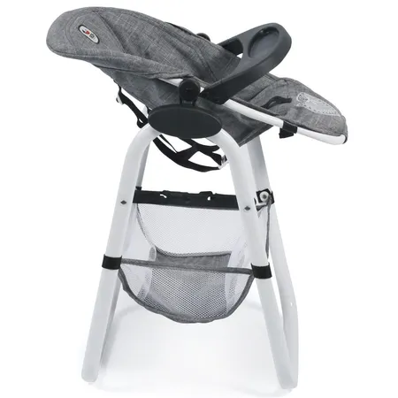 Bayer Chic 2000 Puppen-Hochstuhl, Jeans Grey