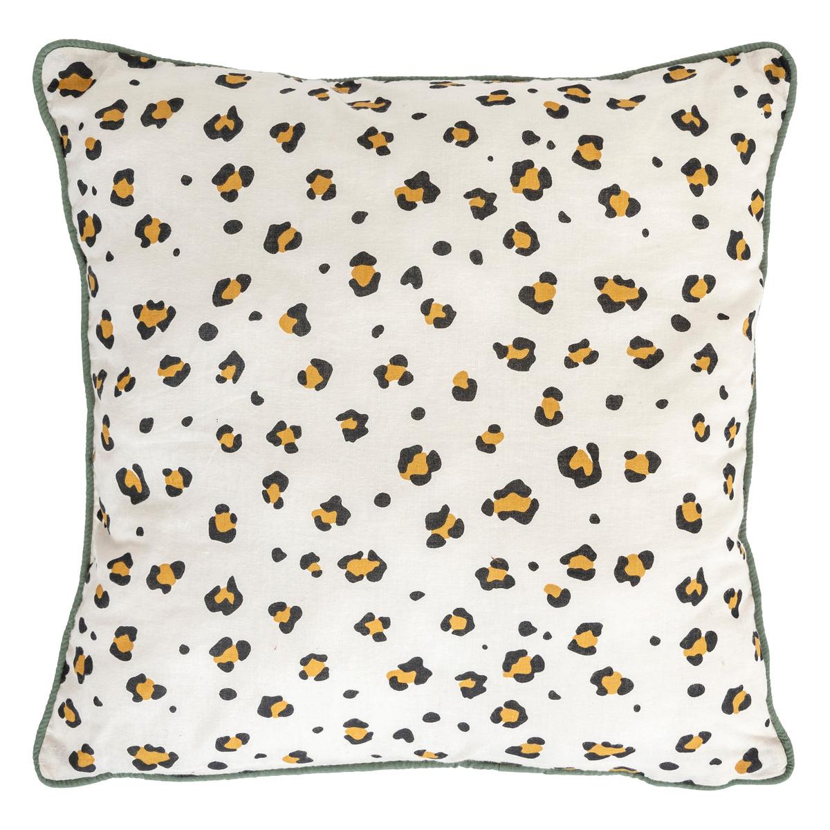 COUSSIN CARRE LEOPARD 40X40CM