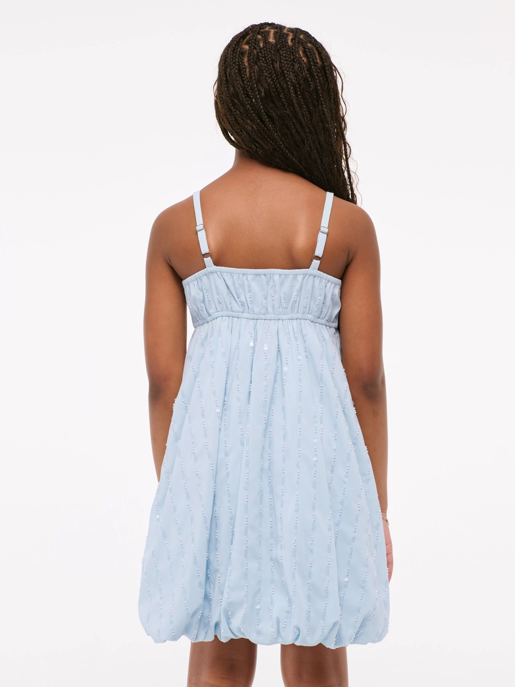 Abercrombie & Fitch High Neck Sequin Mini Dress