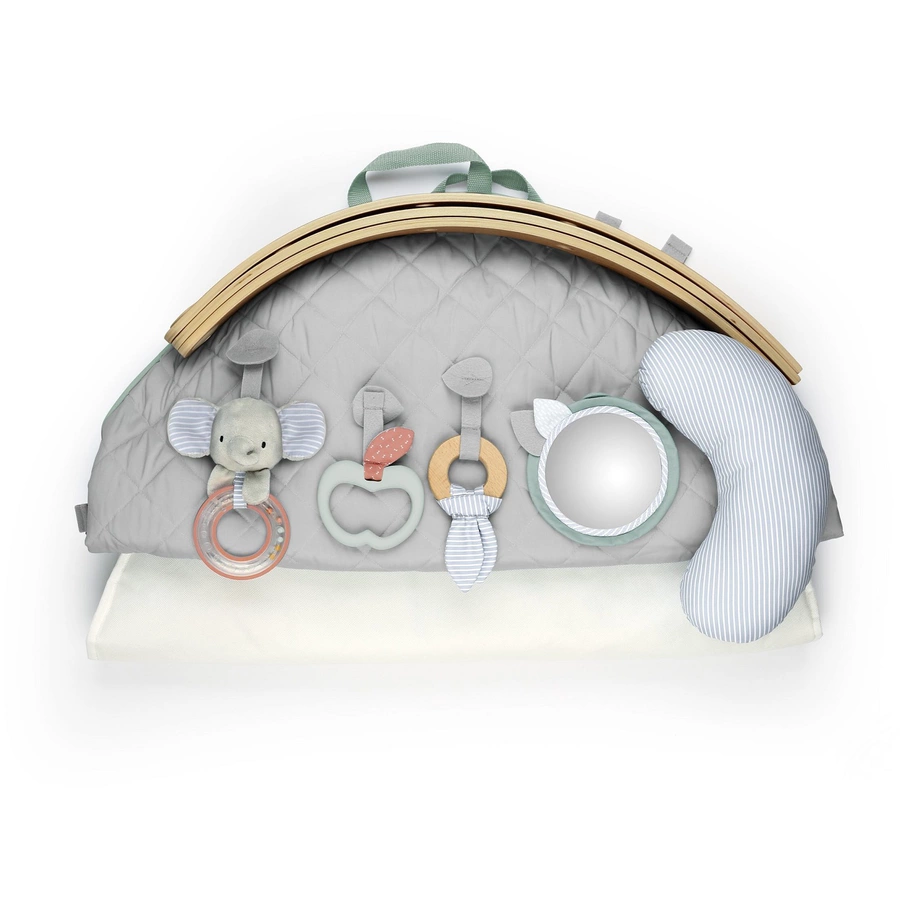 Ingenuity Weiche Spieldecke mit Holz Spielbogen