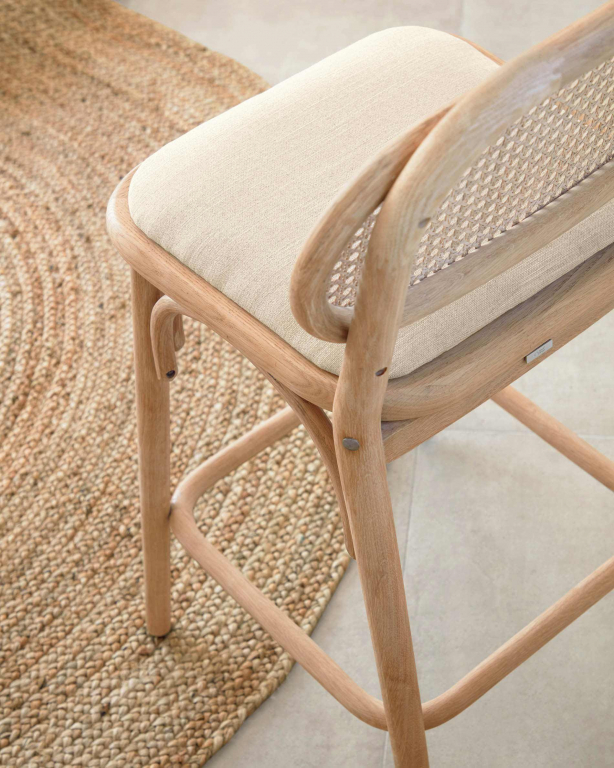 Kave Home Doriane barkruk 65 naturel