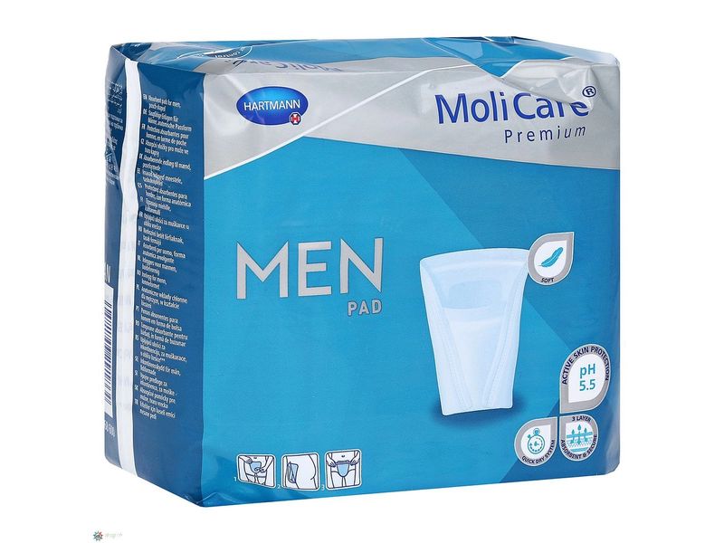 MoliCare Inkontinenz Einlagen Men Pad 2 14 Stück Inkontinenz Einlage bei leichter Blasenschwäche
