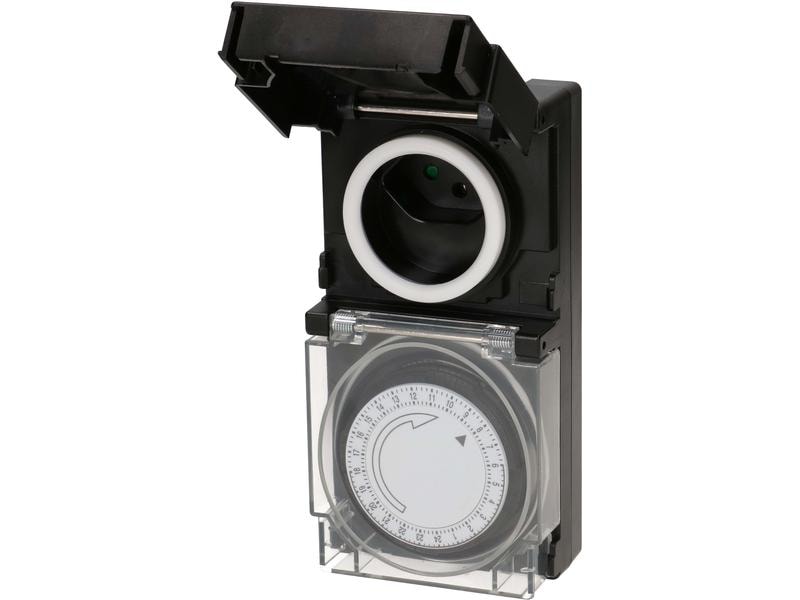 Max Hauri Zeitschaltuhr IP55 24 h Mechanisch Zeitschaltuhr für die Zwischenstecker-Montage