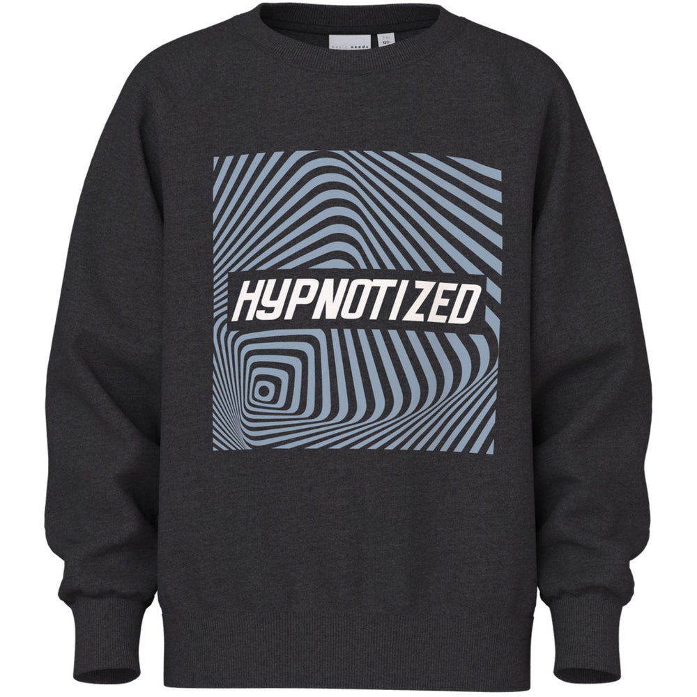 Køb Name It Black Hypnotized Nkmvion Ls Nreg Sweat Unb