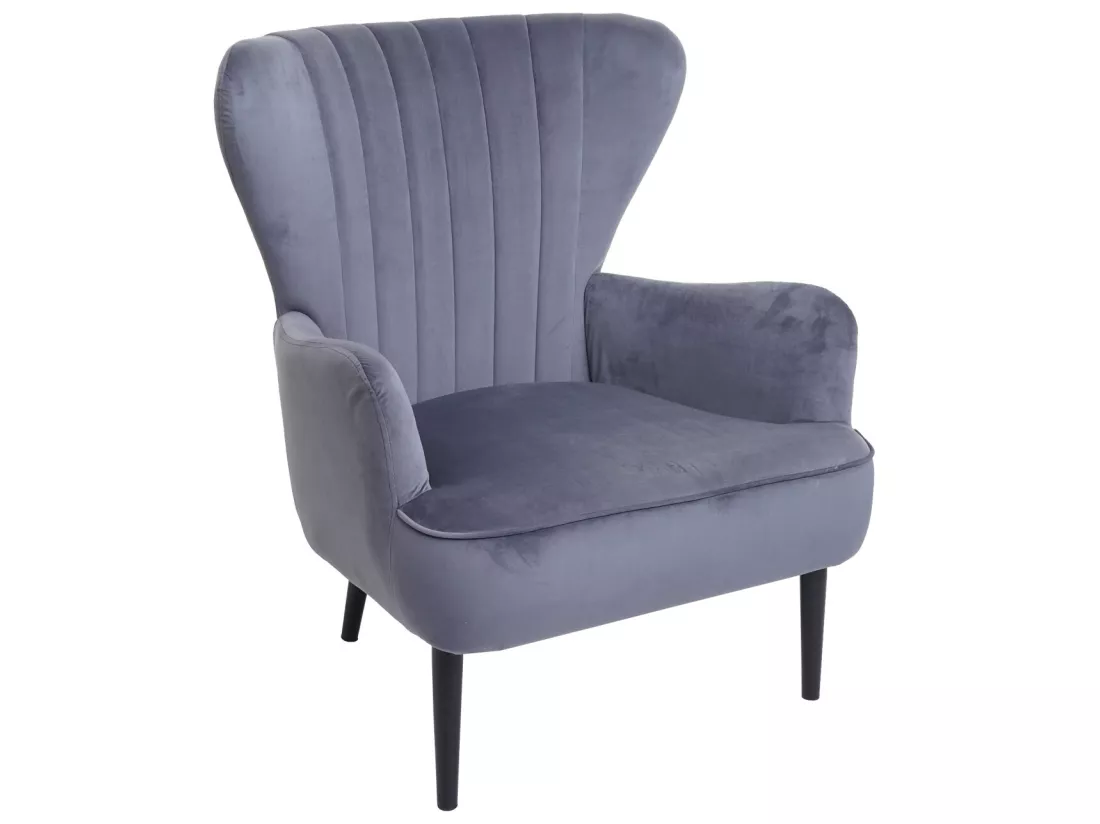 Fauteuil de salon MCW-K37, gris