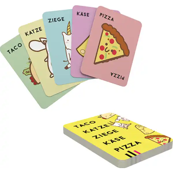 Taco Katze Ziege Käse Pizza