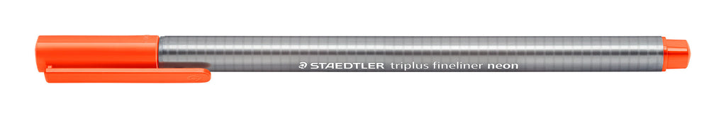 Marcador Triplus Fineliner Vermelho Neon