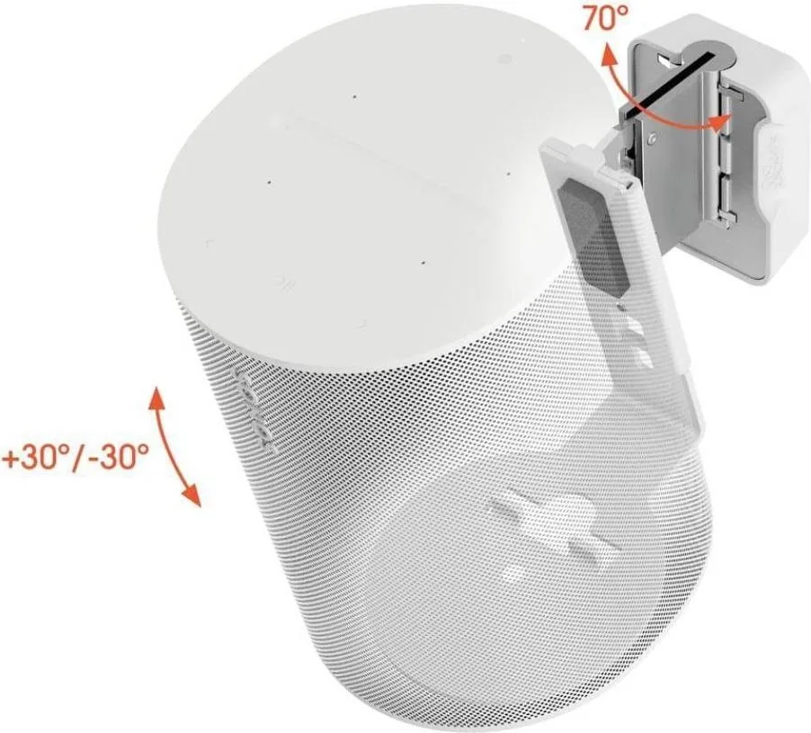Sonos Era 100 Blanc   Vogel's SWM 4111 Blanc (la paire) Enceintes connectées