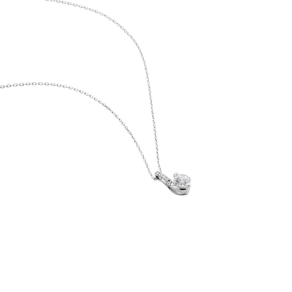 Collier Olly Or Blanc Oxyde De Zirconium