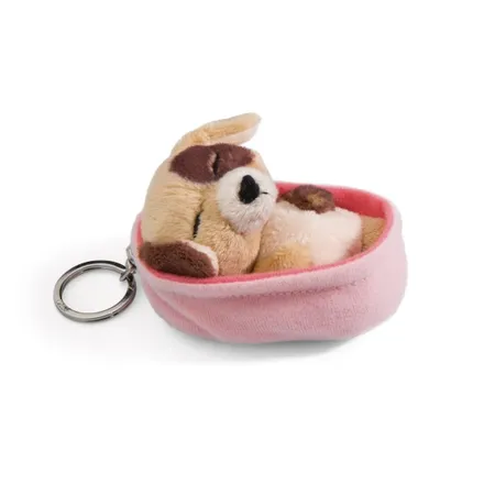 NICI Schlüsselanhänger Sleeping Pets Hund 8cm