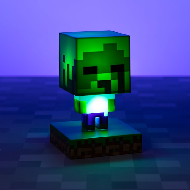Minecraft Zombie 3D Lampa