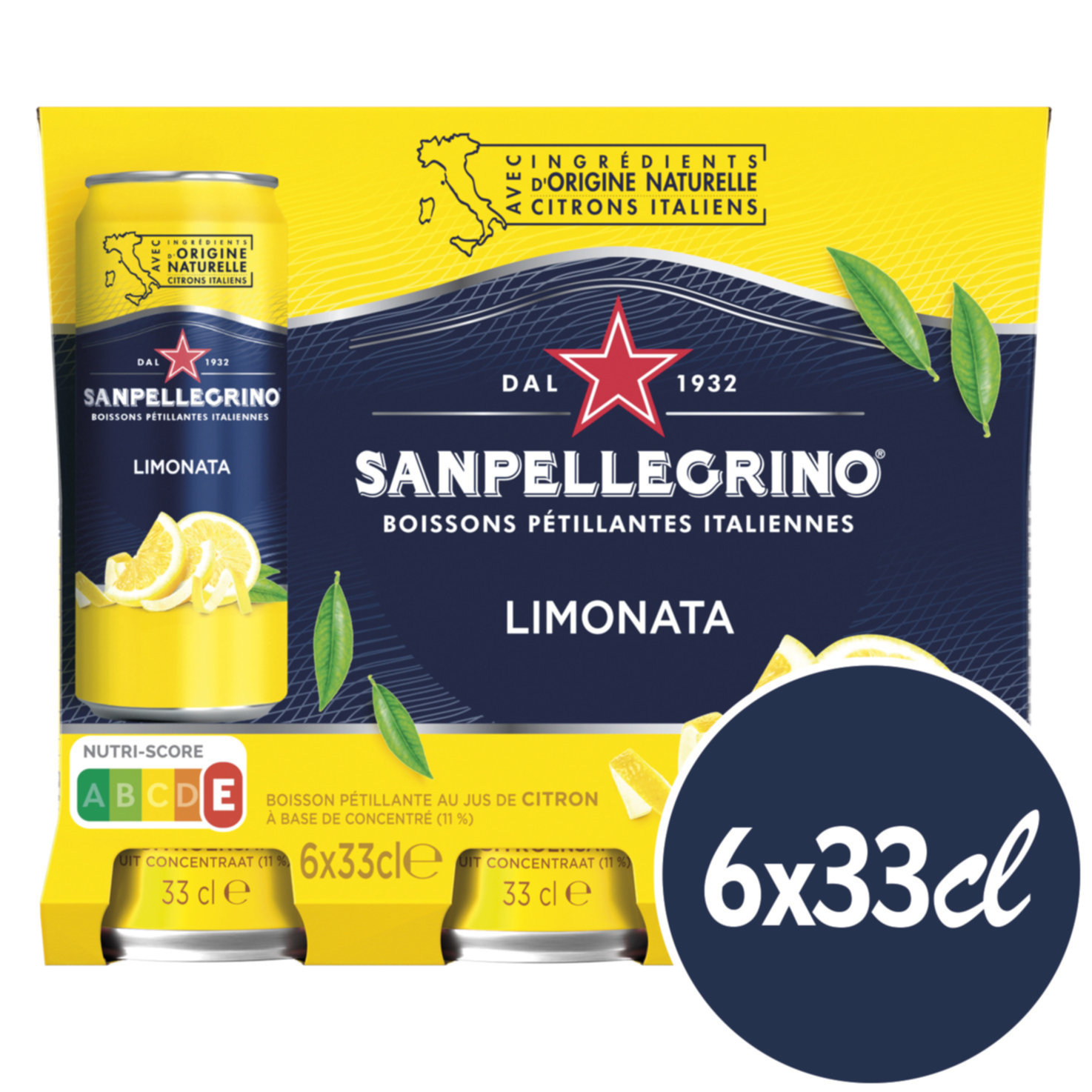 San Pellegrino Limonata 6x33cl -198cl