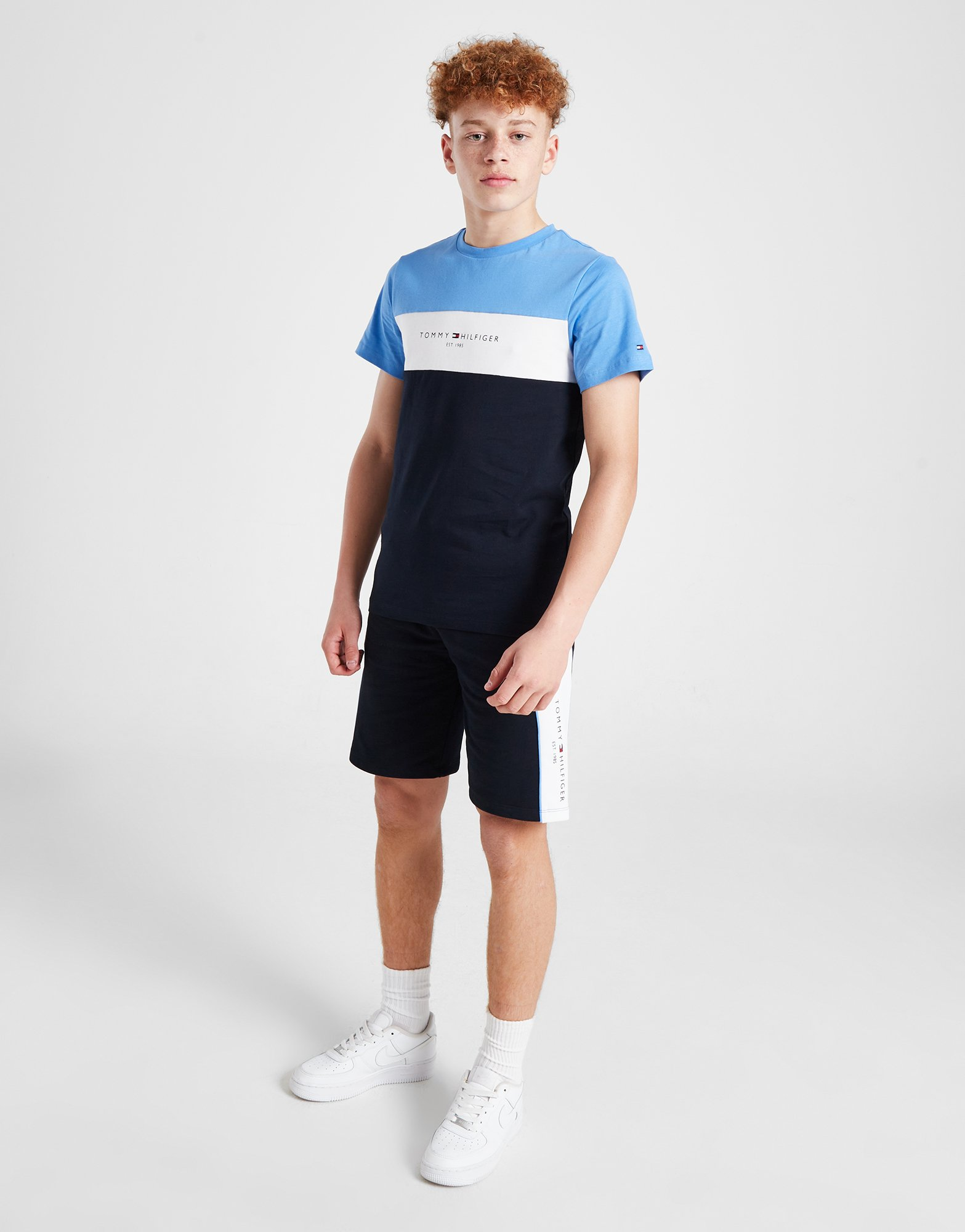 Tommy Hilfiger Ensemble T-shirt/Short Colour Block Junior
