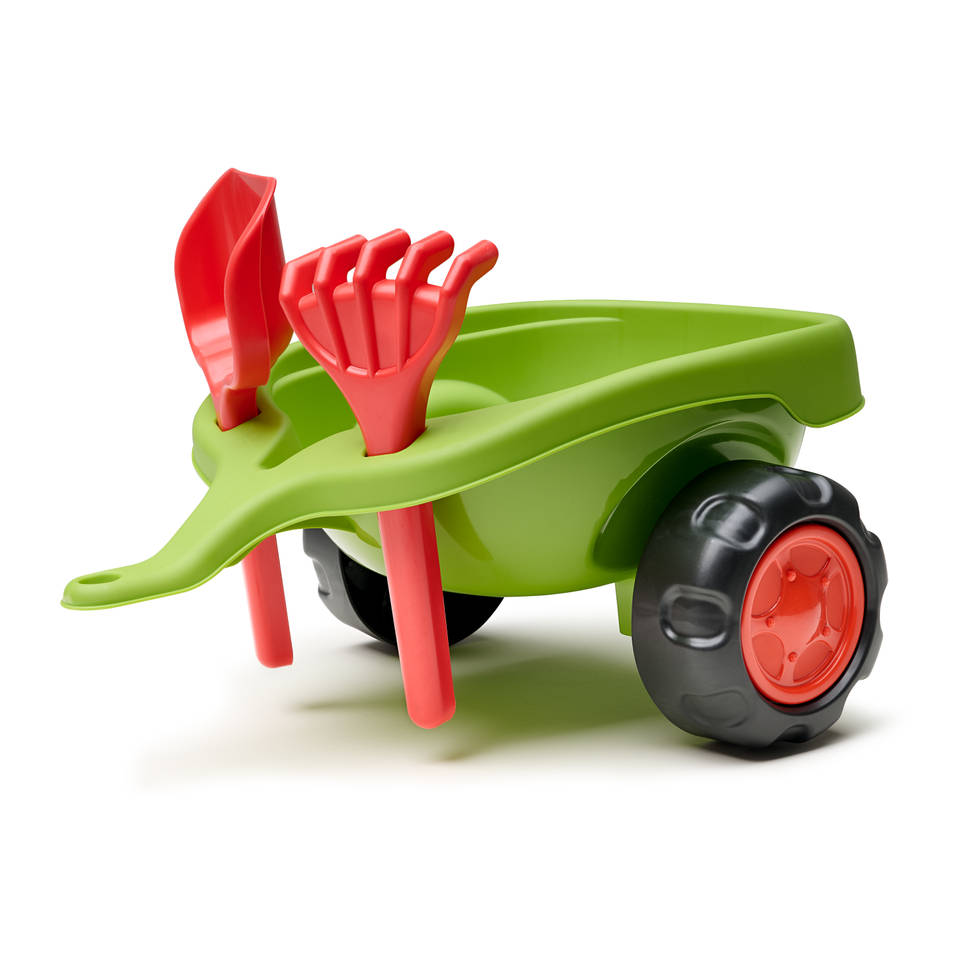 Falk Baby Claas looptractor met aanhanger