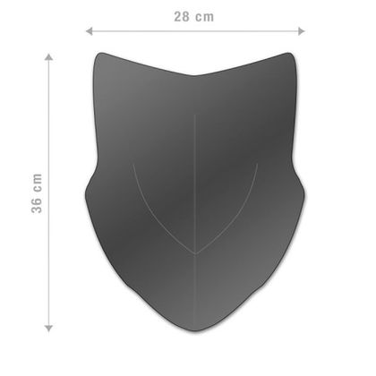 Bulle Barracuda AEROSPORT - Gris