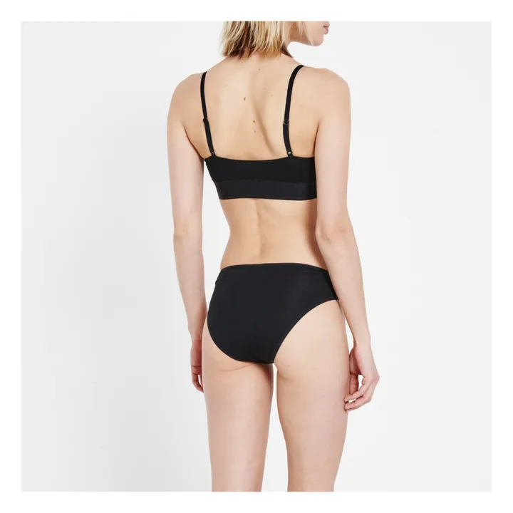 Baserange Culotte Bell Bamboo | Noir