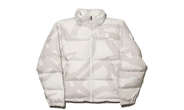 The North Face KAWS Retro 1996 Nuptse Jacket Moonlight Ivory