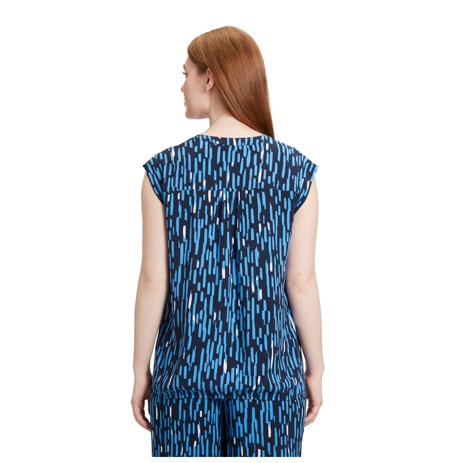 Betty & Co Bluse Kurz ohne Arm