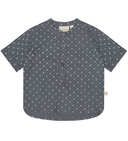 That's Mine Hemd - Rune - Brillant Blue m. Lochmuster
