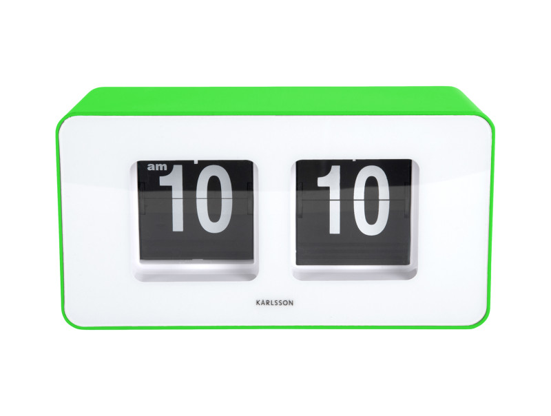 Wall/Table Clock Funky Flip KA6042BG Bright green