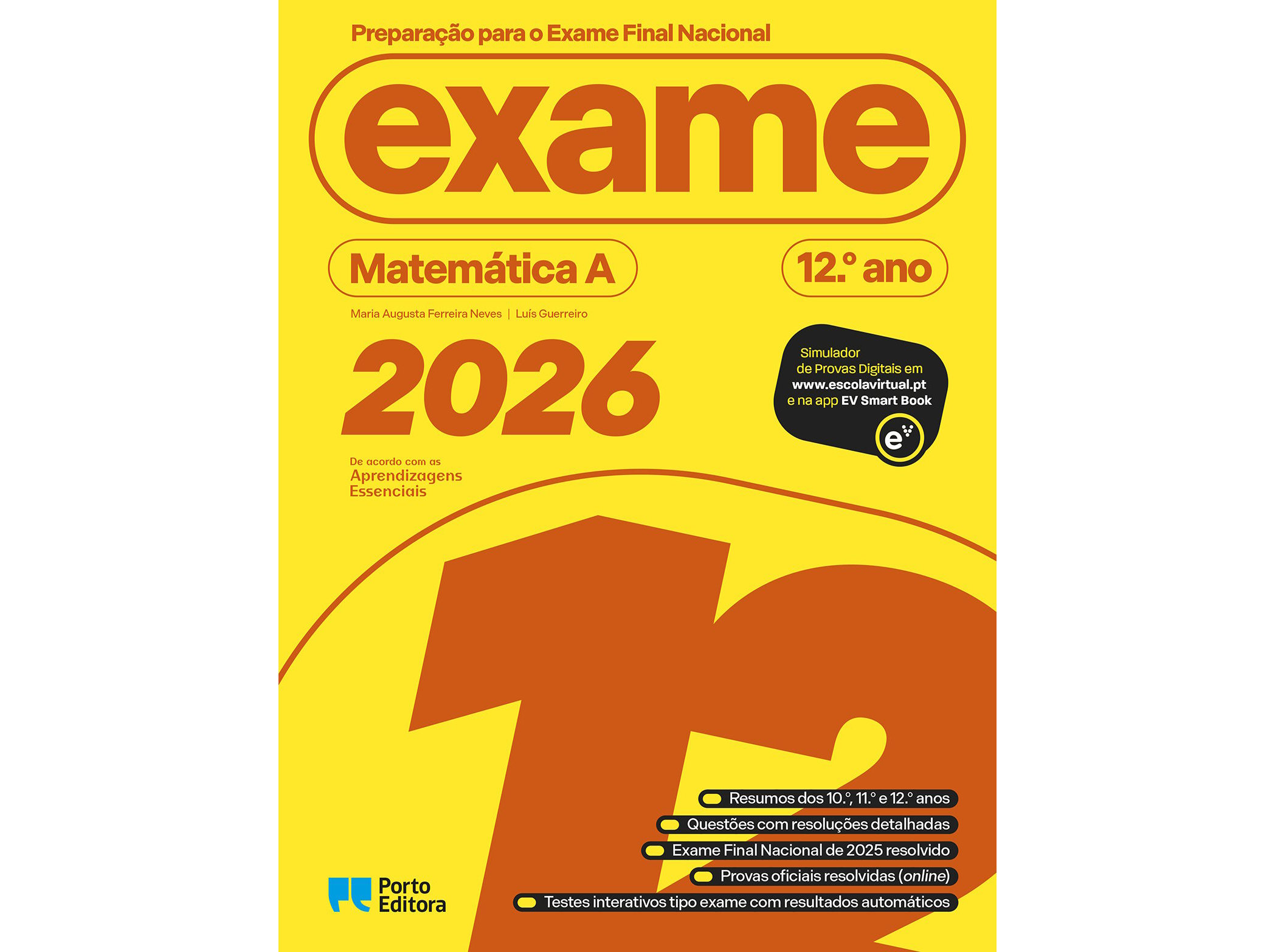LIVRO PREPARAÇÃO P/EXAME FINAL NACIONAL 2026 MATEMÁTICA A 12