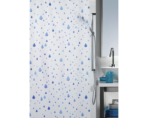 Spirella Waterdrop douchegordijn 180 x 200 cm