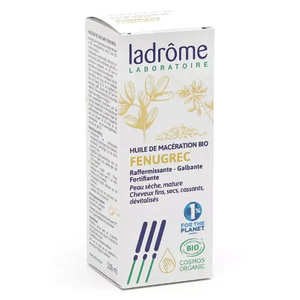 Óleo de Feno-grego Orgânico Macerado Ladrome 100ml