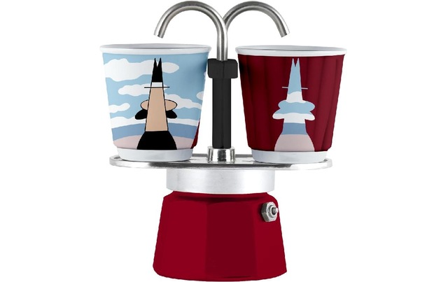 BIALETTI Espressokocher »Mini Express Magrite 2 Tassen, Rot«