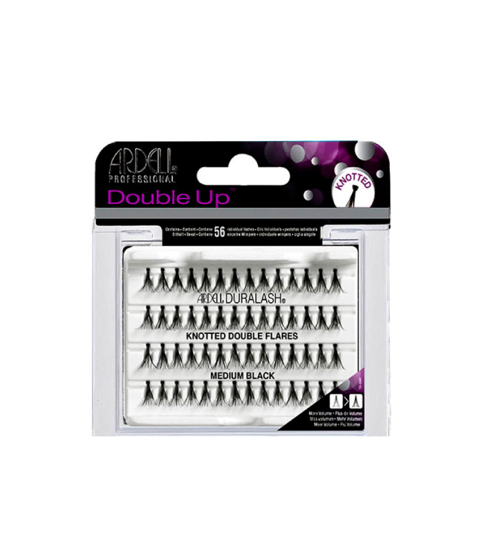 Ardell - Duralash Individual False Eyelashes -Double Up:  Medium Black