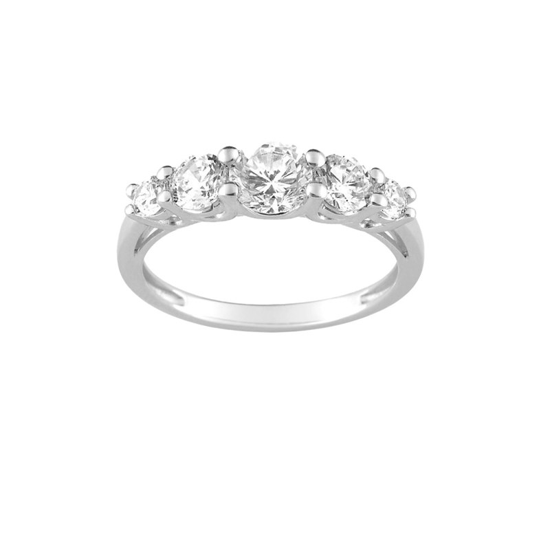 Bague femme - Oxyde de zirconium - Argent 925