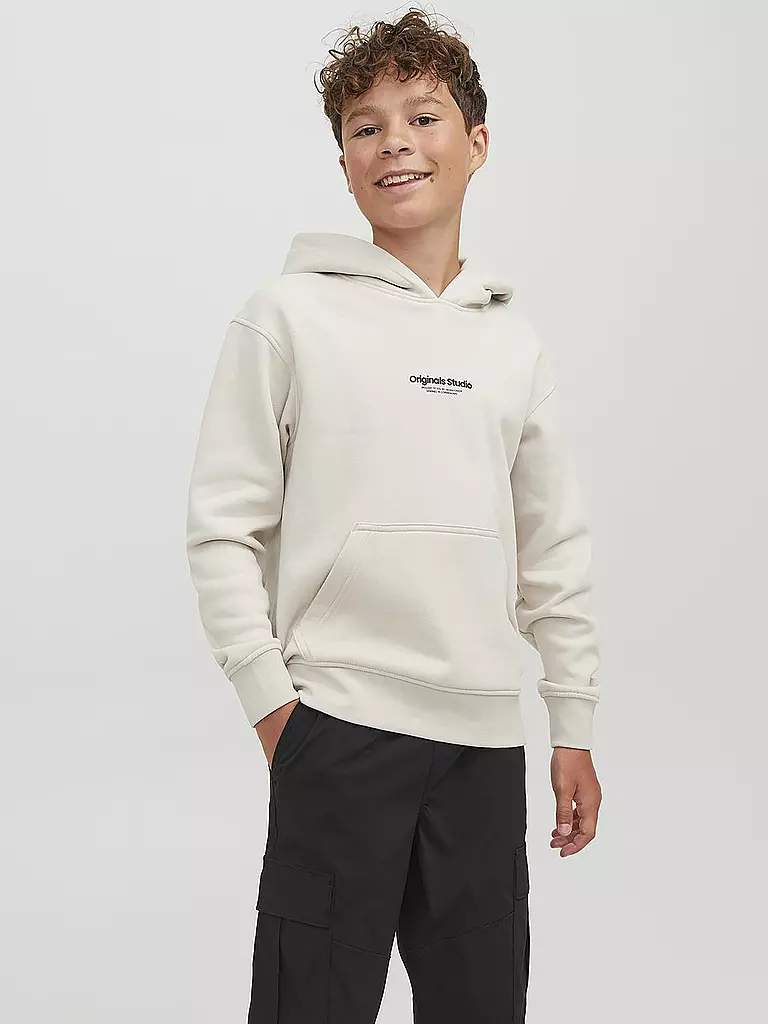 JACK & JONES Jungen Kapuzensweater - Hoodie JORVESTERBRO beige