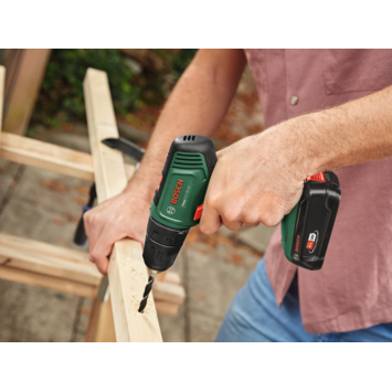 Bosch 18V accuboormachine EasyDrill Systeembox met 241 accessoires (incl. 2 accu's 1.5Ah   lader)