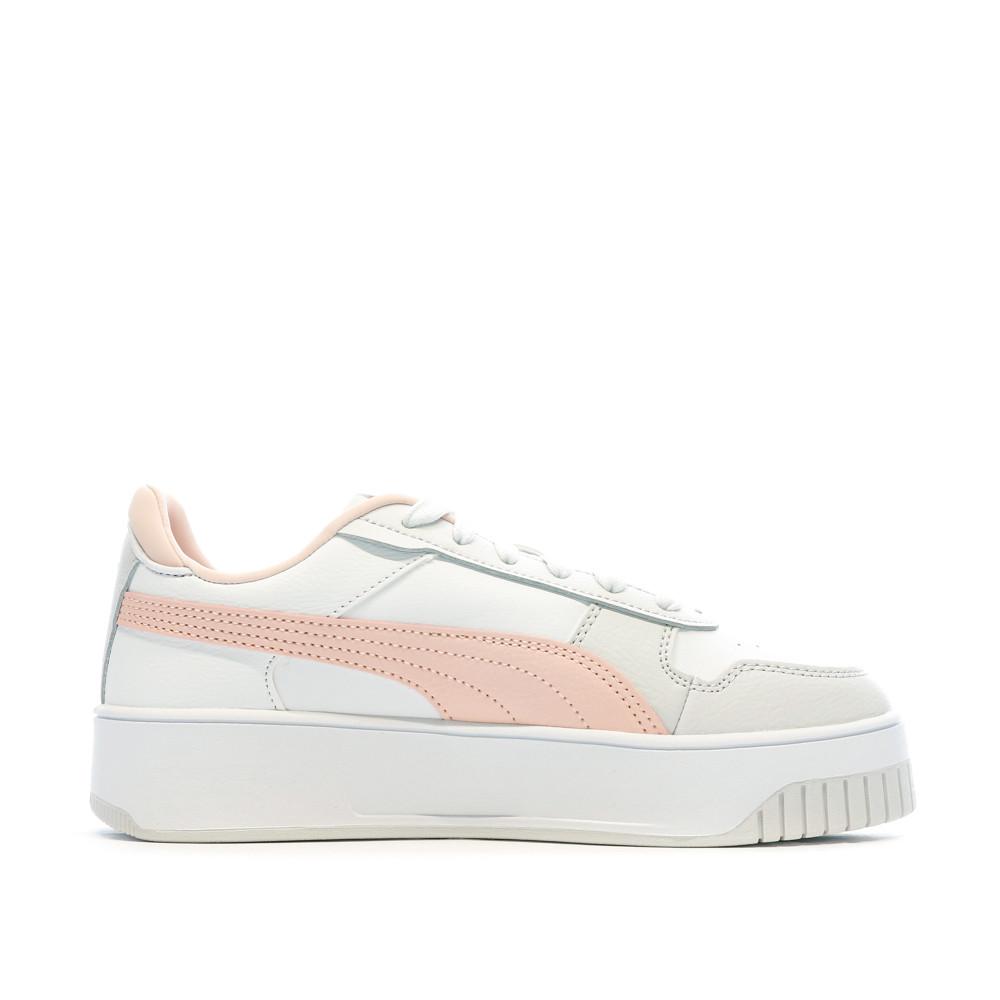 Puma Baskets Blanc/Rose Femme Puma Carina Street