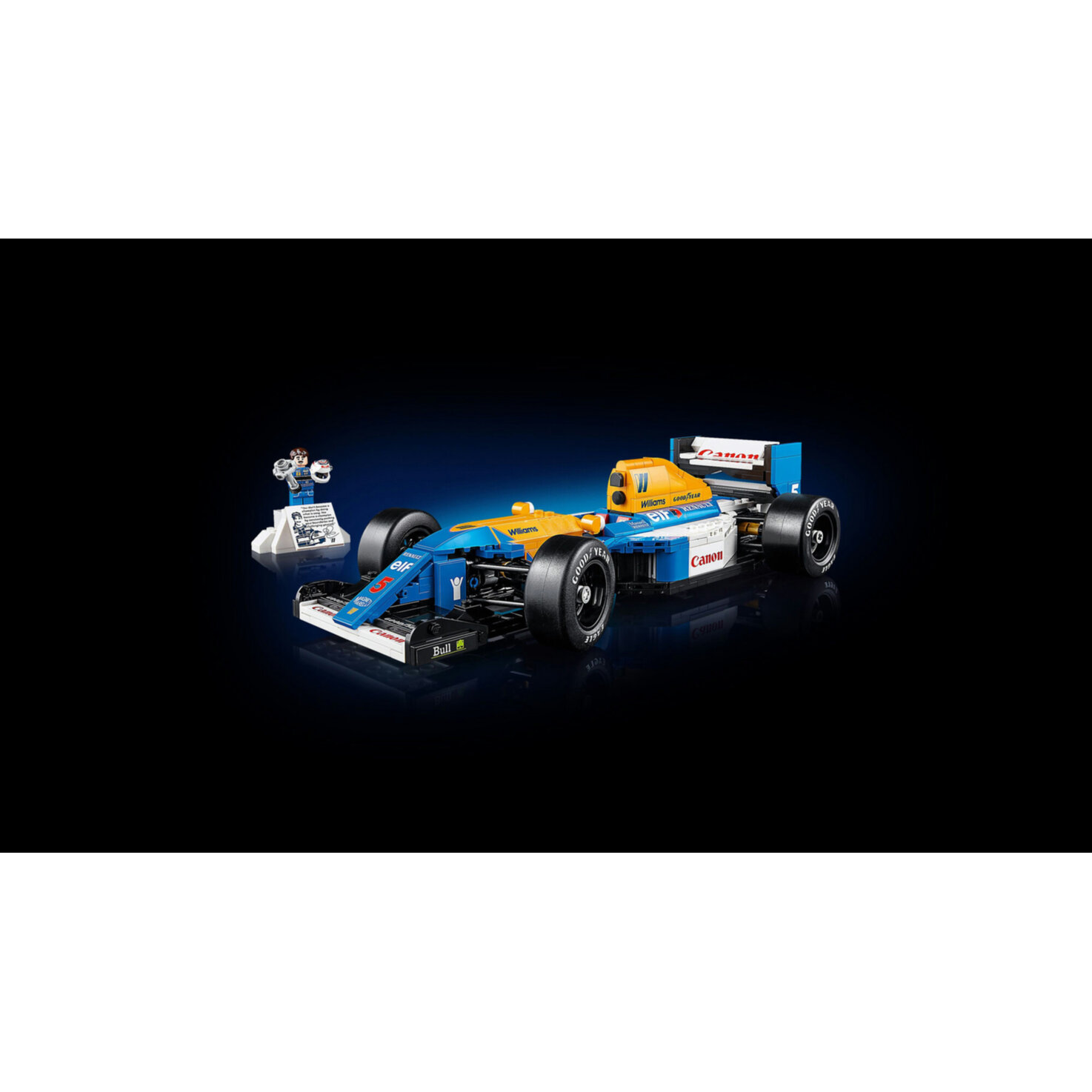 LEGO® Icons 10353 Williams Racing FW14B mit Nigel Mansell - Modellauto ab 18 Jahren