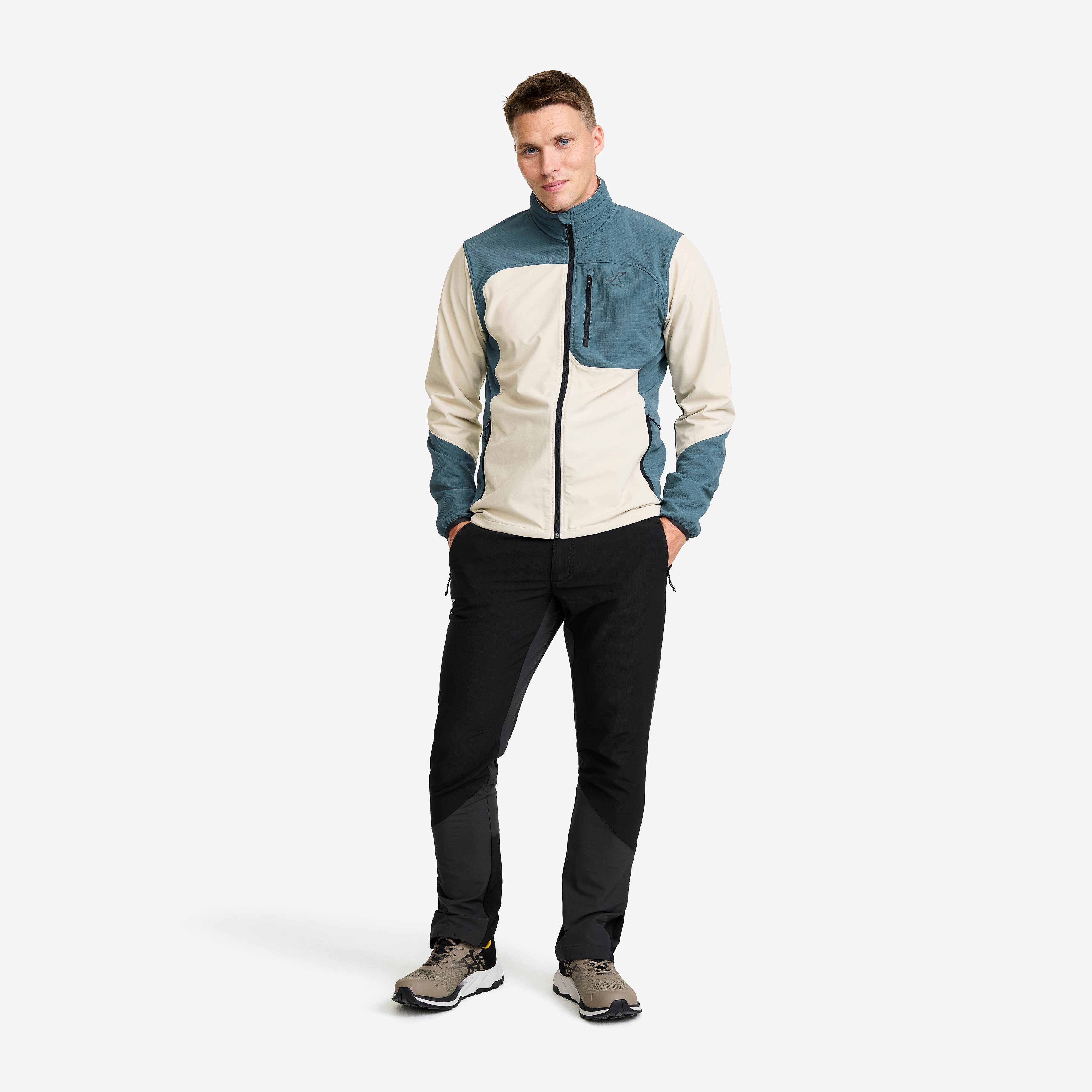 Ridge Trek Stretch Jacket Herre Orion Blue/Peyote
