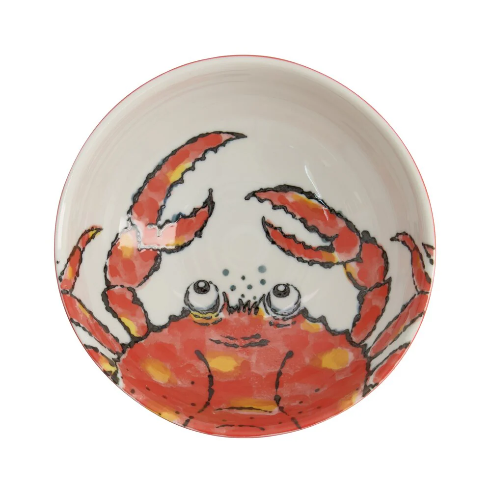 Tokyo Design Studio  Seafood Ramen skål, Crab Red - Ø18,5 cm.