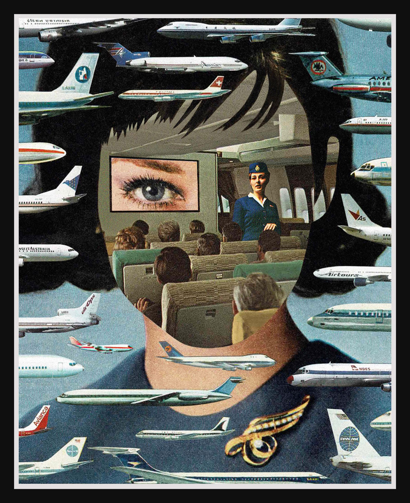 Crowded Skies by Shane Wheatcroft - Limited Edition. Edition of: 150. Signed.