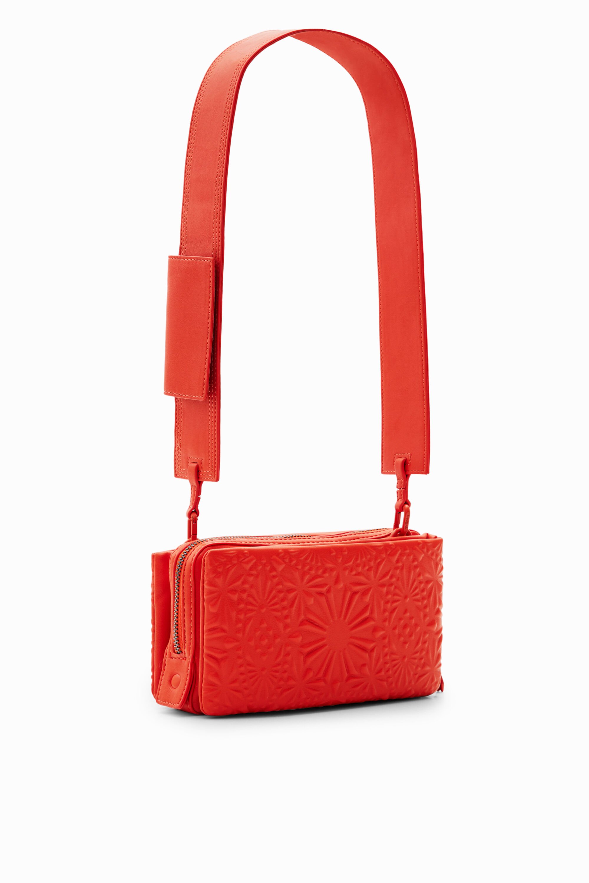 Petit sac à bandoulière relief géométrique