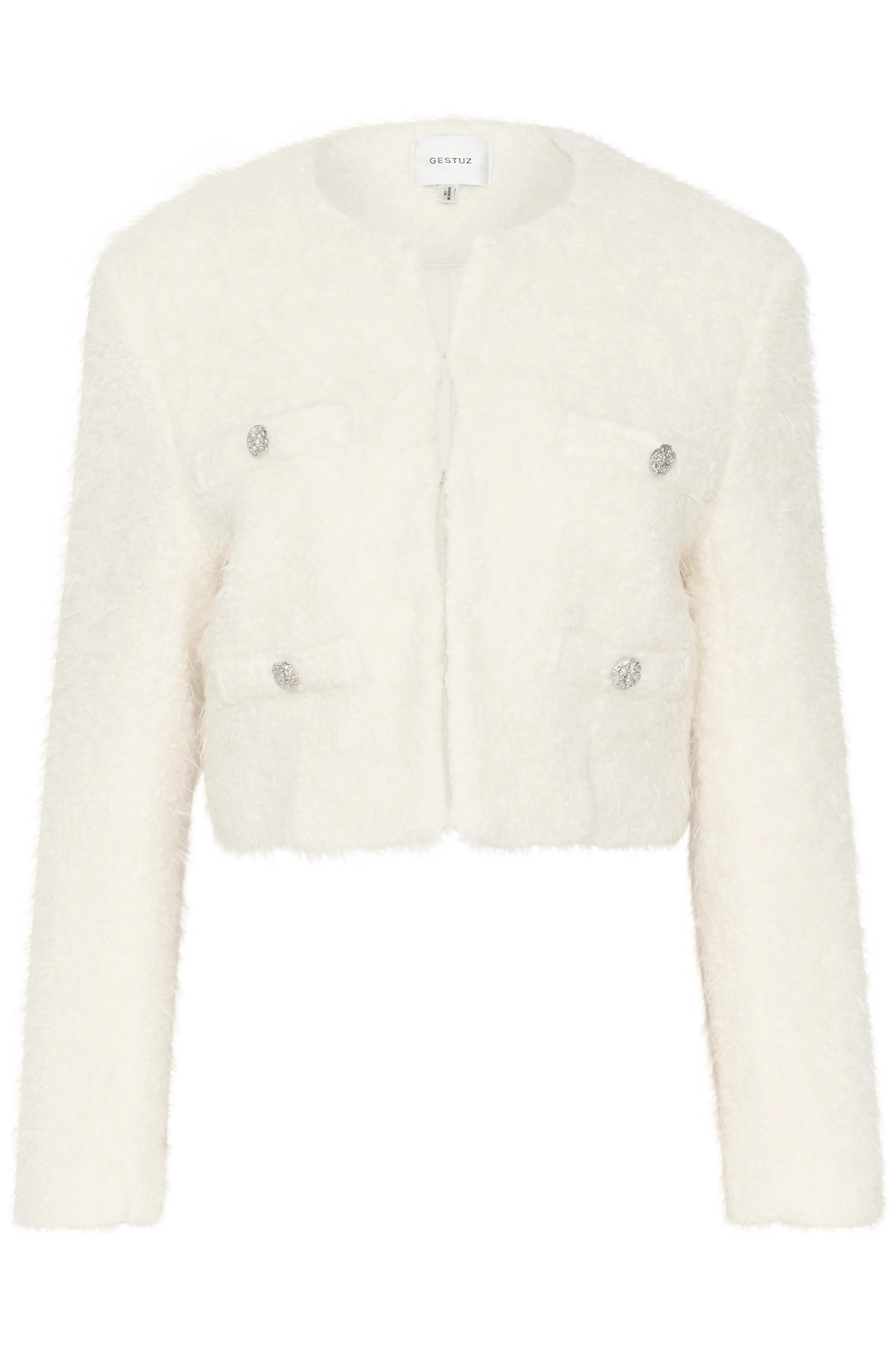 GESTUZ  YalanaGZ Short jakke - Egret