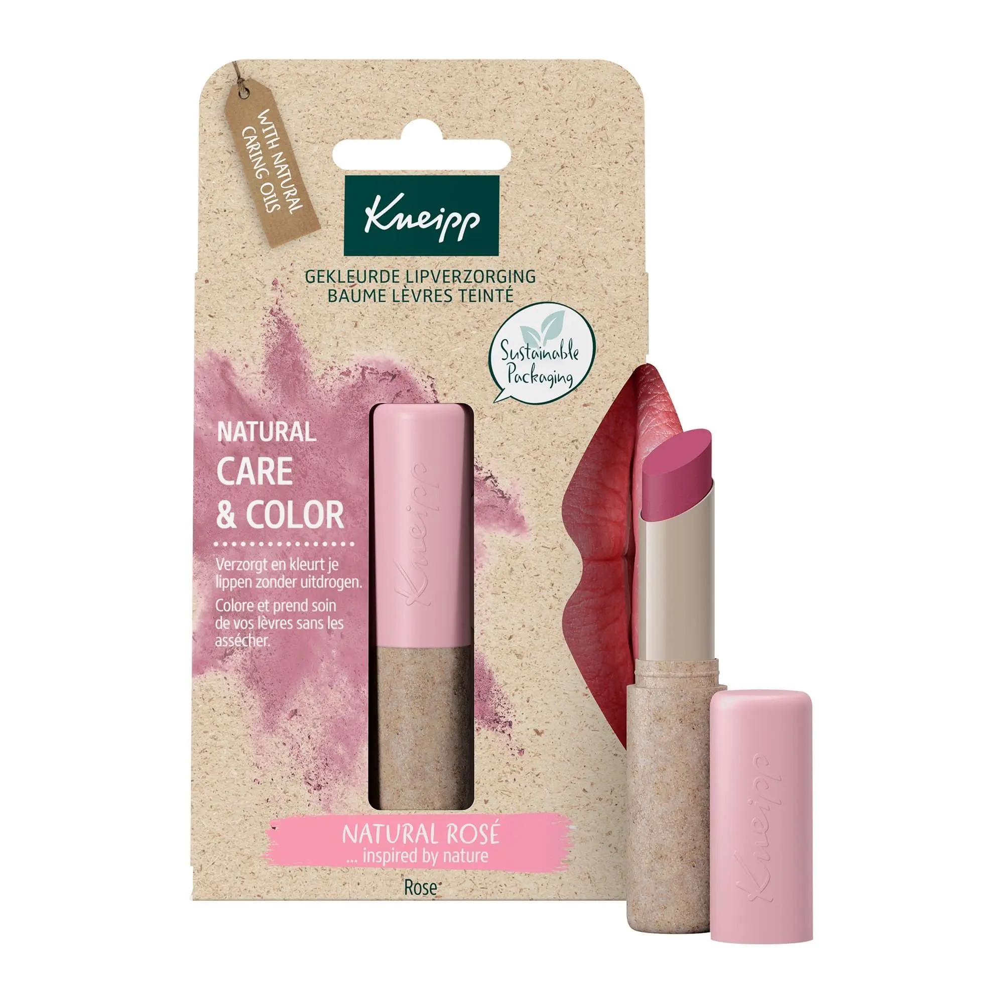 Kneipp - Soin lèvres rosé Soin lèvres coloré- Contour des yeux et lèvres