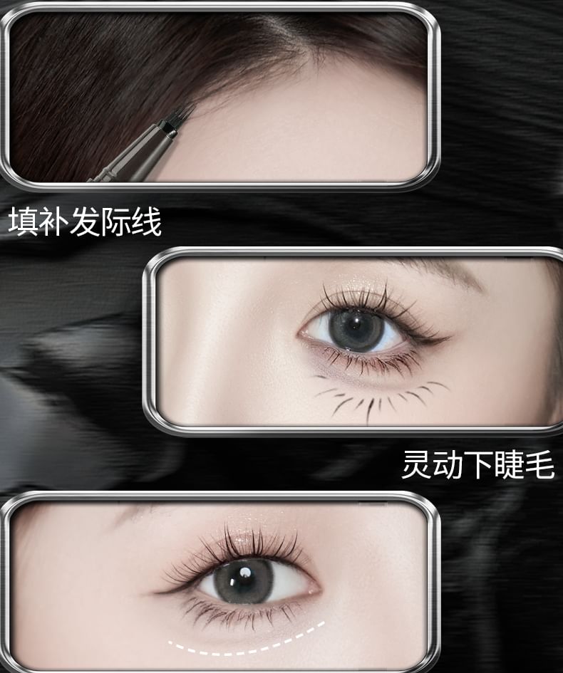 ROZO - 2 Claws Liquid Eyebrow Pen - 3 kleuren