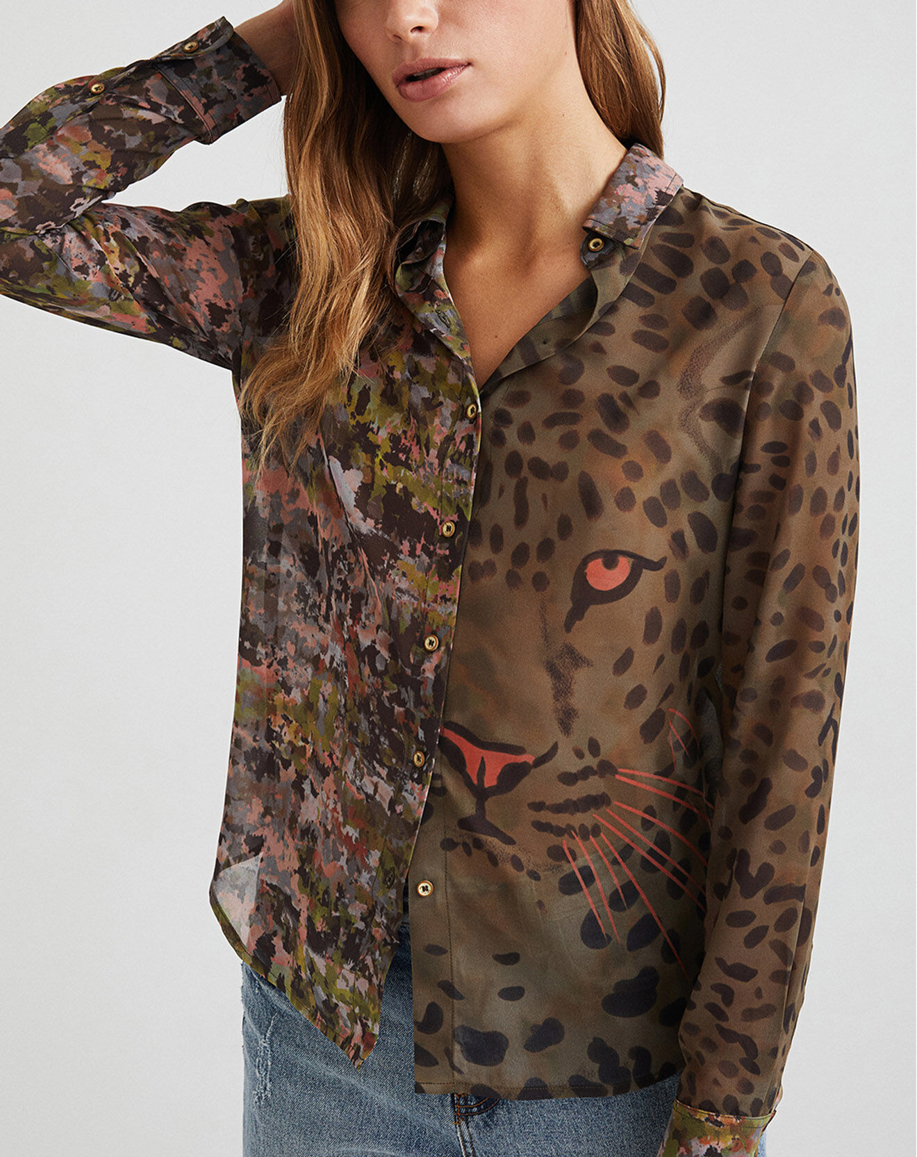 Desigual Chemise Emna verte