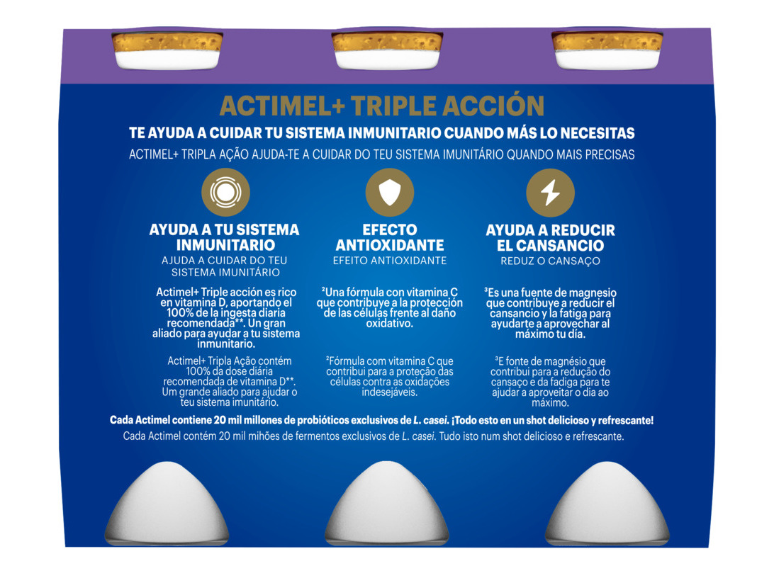 PROBIOTICO ACTIMEL AMORA MIRTILO 6X100G