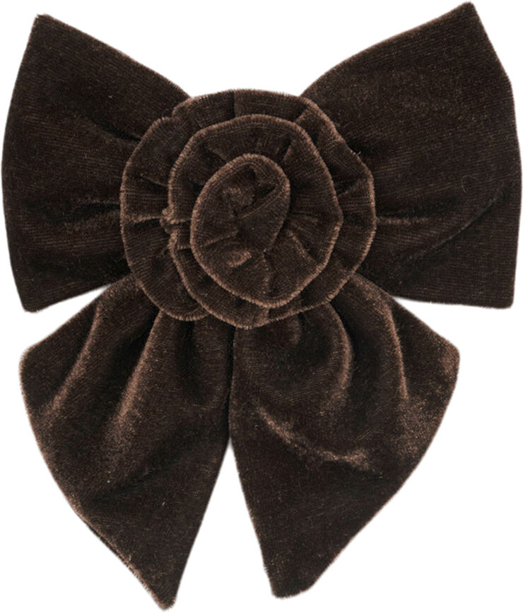 Sui Ava Rosie Velvet Bow Brown