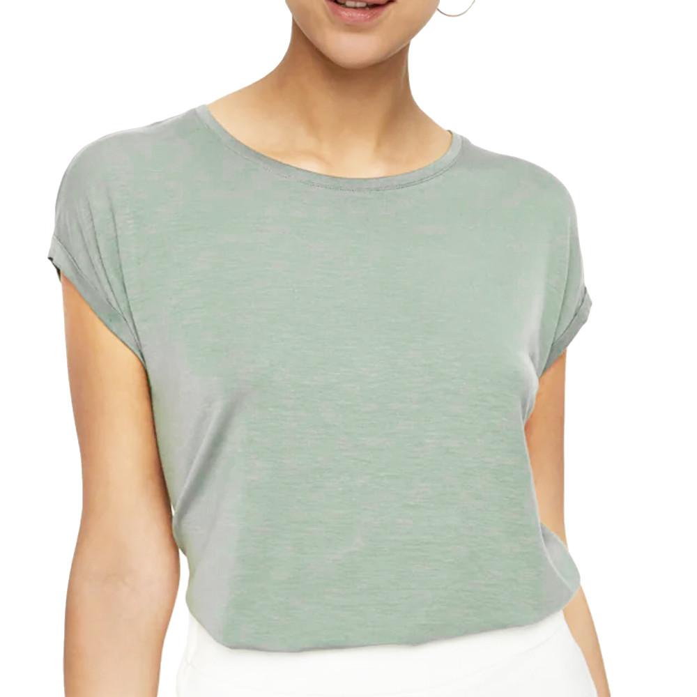 Vero Moda T-shirt Gris/Vert Femme Vero Moda Ava