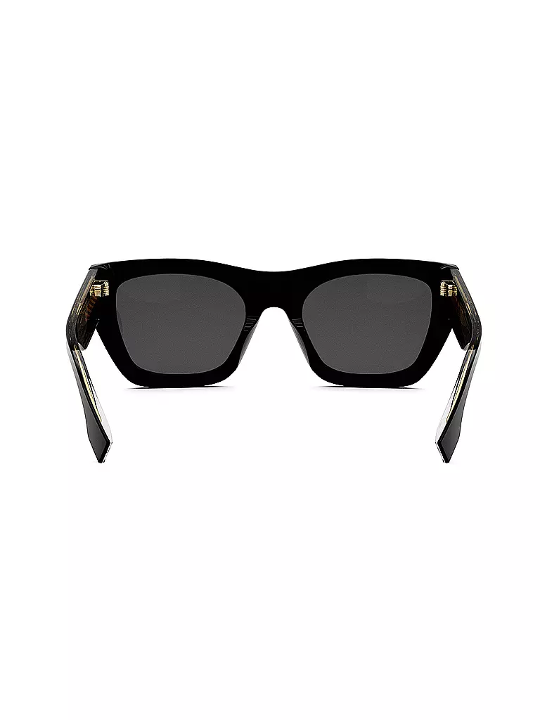 FENDI FENDI Roma schwarze eckige Sonnenbrille schwarz