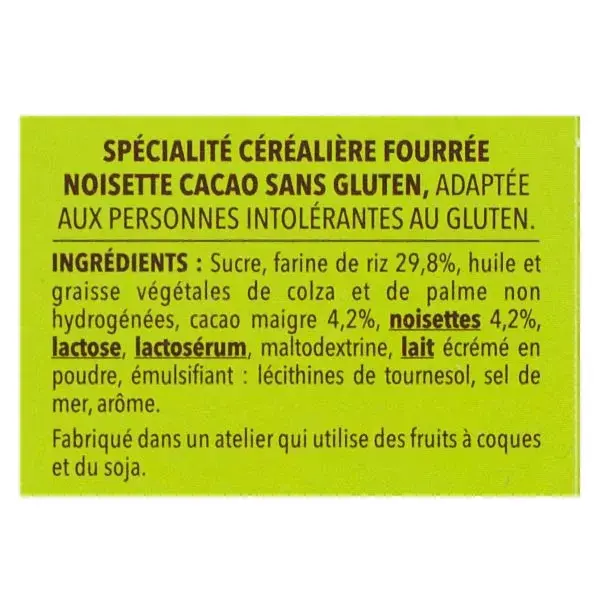Gerblé Biscoito Crocante de Cacau e Avelã Sem Glúten 125g