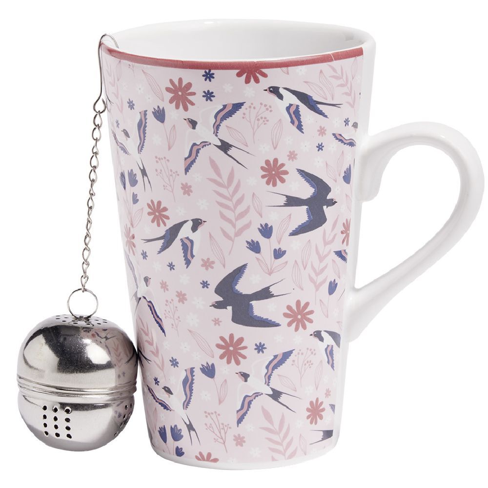Coffret mug XL en porcelaine avec cuillère