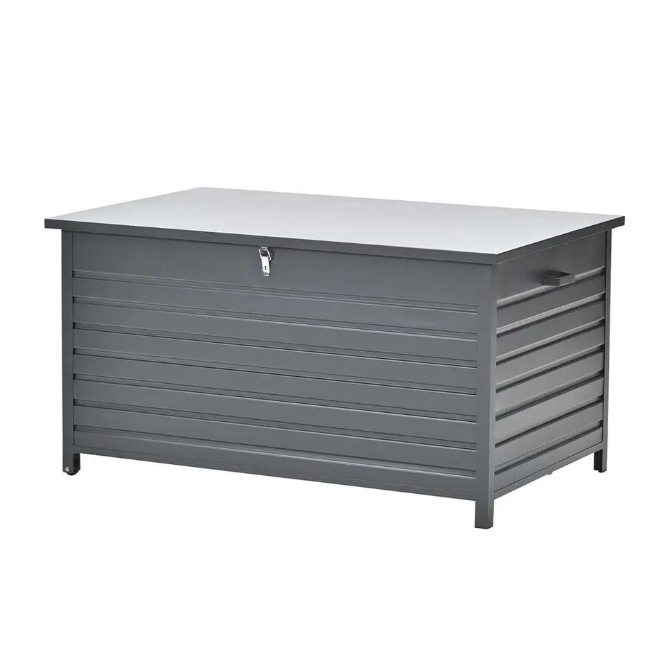 Cambridge kussenbox - aluminium - 155x97xH82,5 cm - carbon black