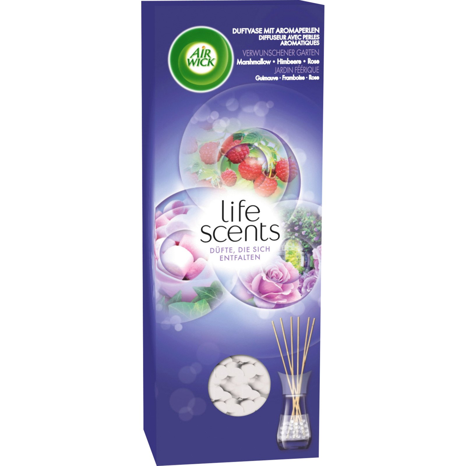 Air Wick Life Scents Duftvase mit Aromaperlen verwunschener Garten 30 ml